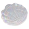 Fabulaxe Glass Iridescent Colorful Seashell Trinket Soap Candy Ring Dish Plate QI004062 - alternate 1